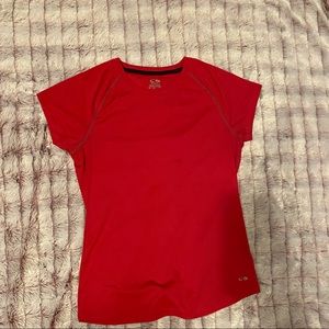 Pink workout shirt
